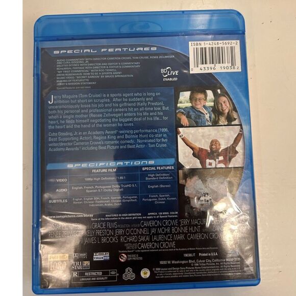 Jerry Maguire Blu Ray DVD - Picture 2 of 2